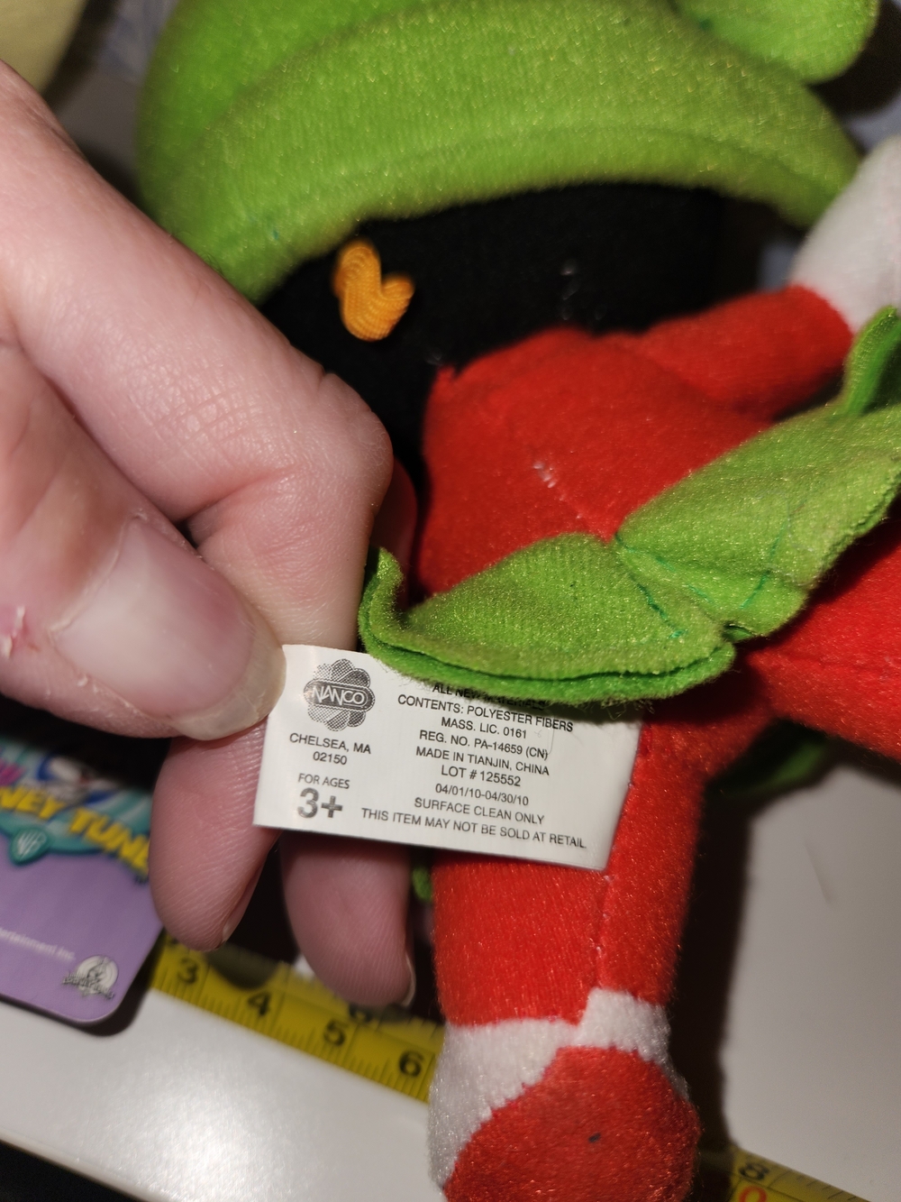 Baby Marvin the Martian Plush - Picture 3 of 3
